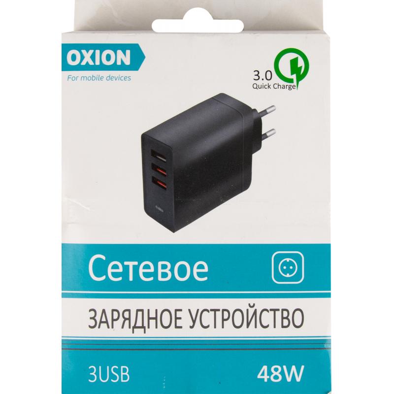 Зарядное устройство сетевое Oxion OX-QC504 цвет черный