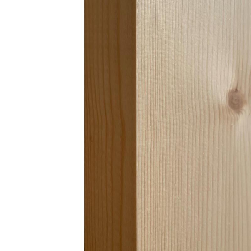 Дверь межкомнатная Кантри глухая массив дерева цвет натуральный 70x200 см