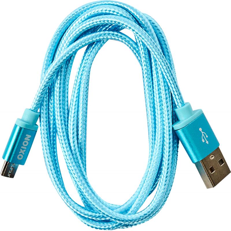 Кабель Oxion USB-micro USB 1.3 м 2 A цвет синий