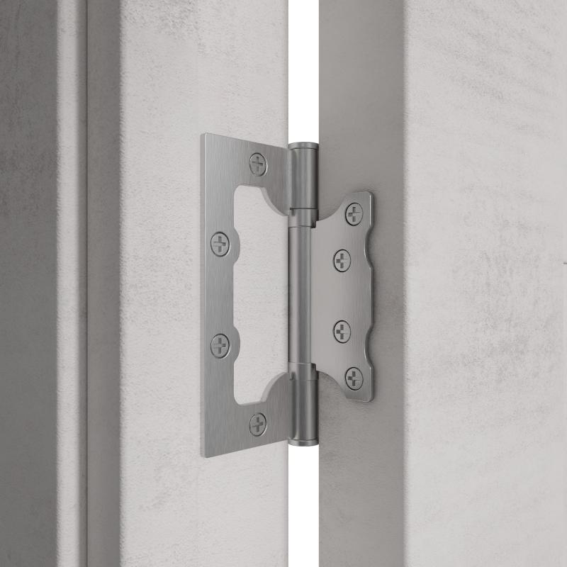 Дверь межкомнатная Альфа 1 остекленная ПВХ ламинация цвет лофт крем 60x200 см (с замком и петлями)