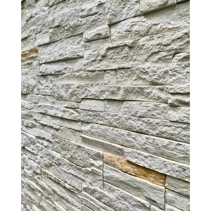 Камень искусственный Monte Alba Монтебелло белый 0.43м²