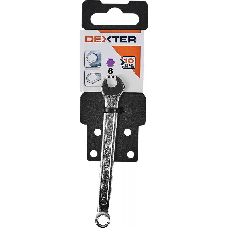 Ключ комбинированный Dexter, 6 мм