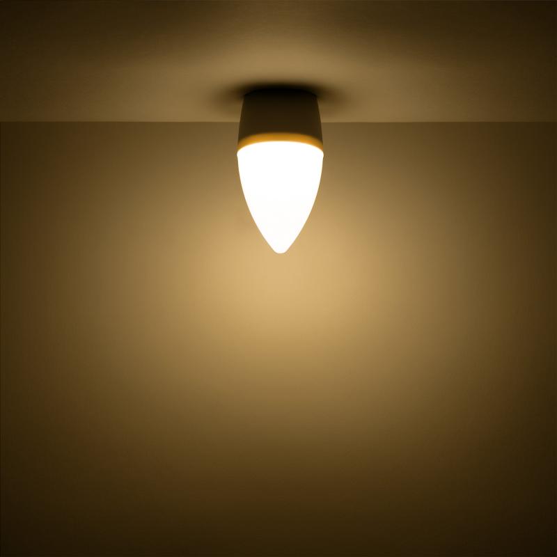 Лампа светодиодная Gauss E27 170-240 В 7.5 Вт свеча матовая 600 лм, теплый белый свет
