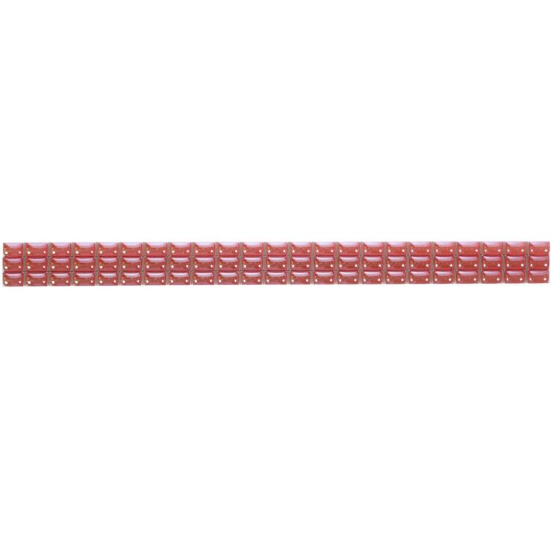 Бордюр «Капсула люстртрованный» 7х250 мм цвет красный