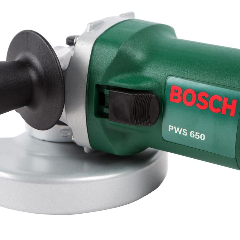 БАМ (шарқайрақ) Bosch PWS 650-125, 06034110R0, 650 Вт, 125 мм