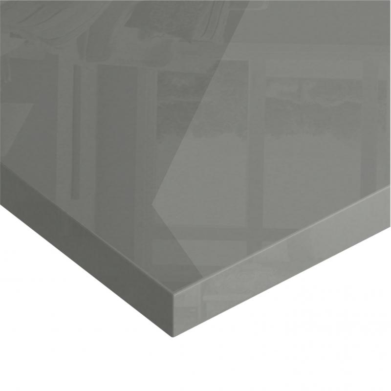 Фасад для кухонного шкафа Аша грей 29.7x76.5 см Delinia ID ЛДСП цвет светло-серый