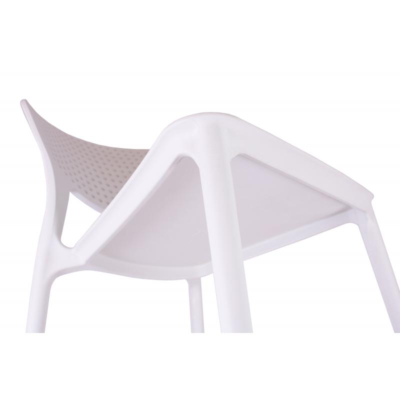 Стул Todo STT-01-03 46x45x42 см ножки ПВХ/белый сиденье полипропилен цвет белый