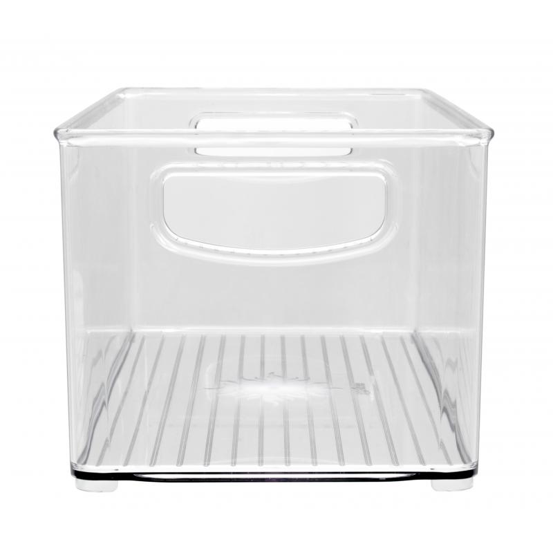 Емкость для холодильника 1 отсек Delinia LM 15.2x12.7x31.23 см пластик цвет прозрачный
