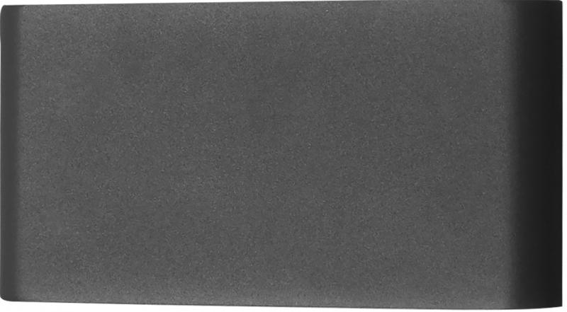 Жарықшам қасбеттік жарықдиодты көшелік Kaimas 357422 IP54, тікбұрышты, түсі күрең-сұр