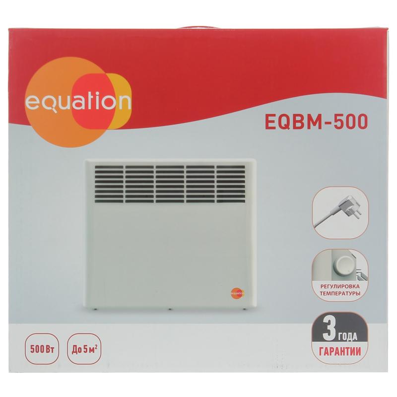 Конвектор электрический Equation LM EQBM-500 с механическим термостатом 500 Вт