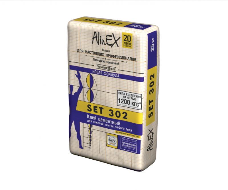 Клей AlinEX «Set 302», 25 кг
