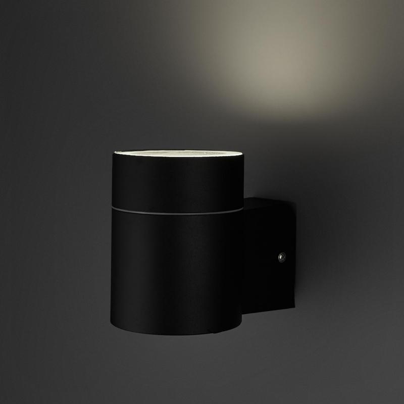 Уличный светильник накладной Uniel S91А 50 Вт GX53 IP65, цвет черный