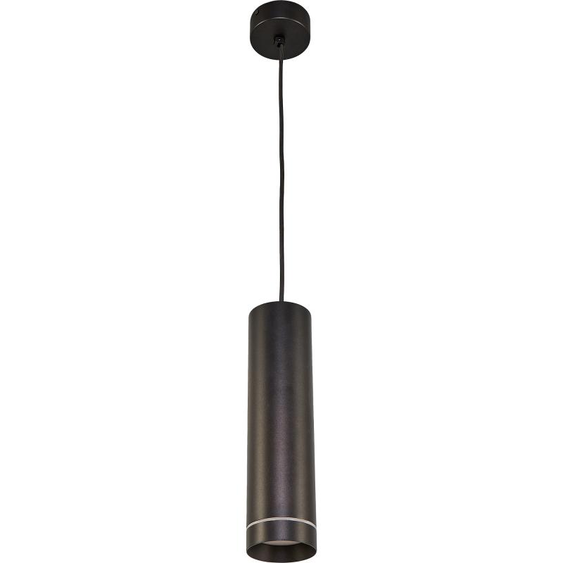 Светильник подвесной Elektrostandard DLR023, 12 Вт, 4200 К, цвет чёрный матовый