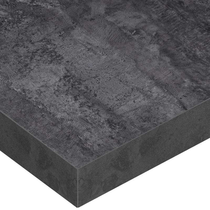 Столешница Бетон темный 240x3.8x60 см ЛДСП цвет темно-серый