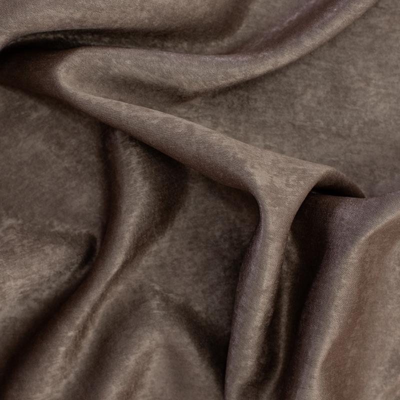 Ткань 1 м/п Однотонная мокрый шелк 280 см цвет бежевый