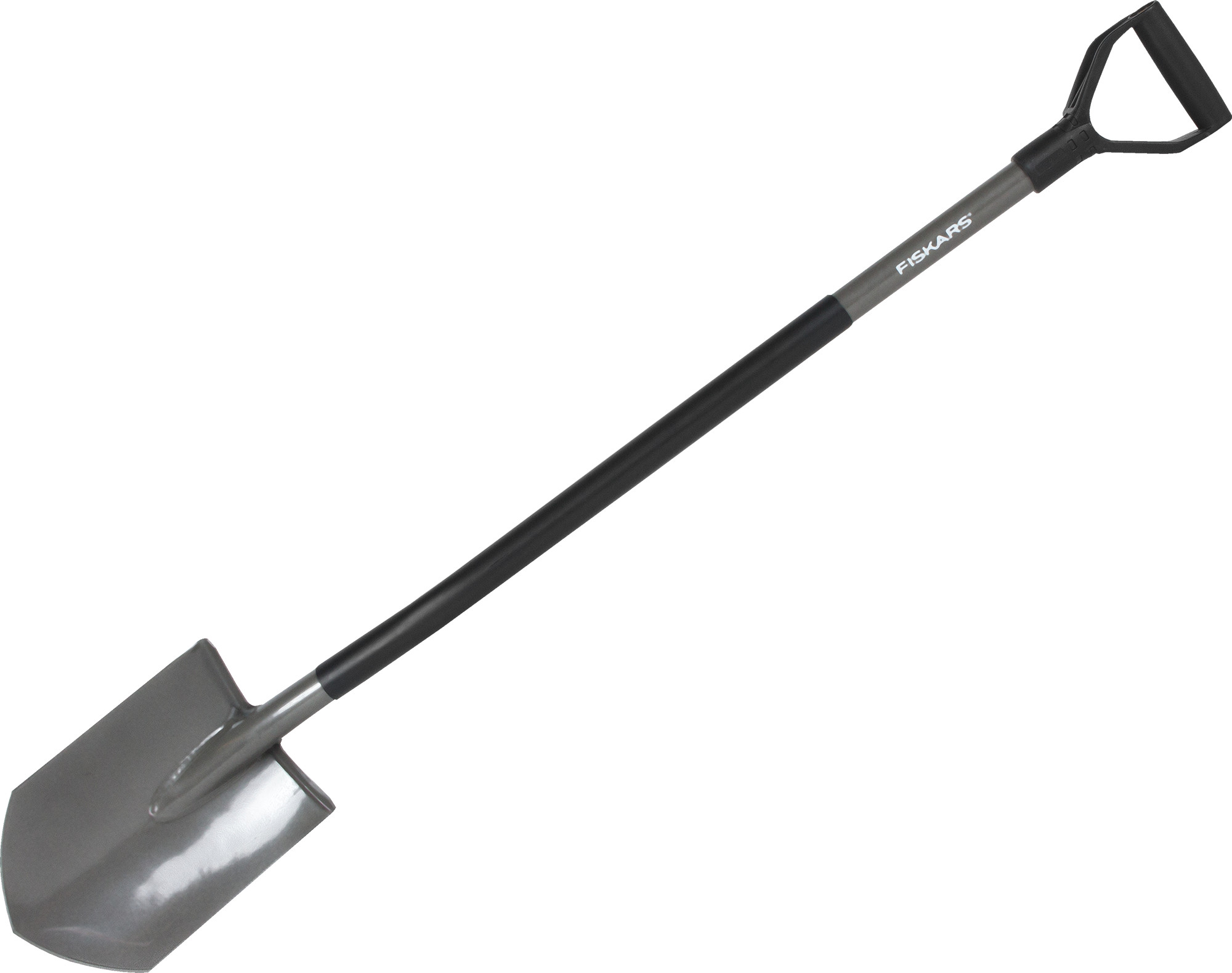 Лопата штыковая Fiskars 125 см сталь, с черенком –   по .