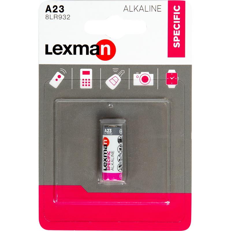 Алкалин батареясы Lexman A23 1дана