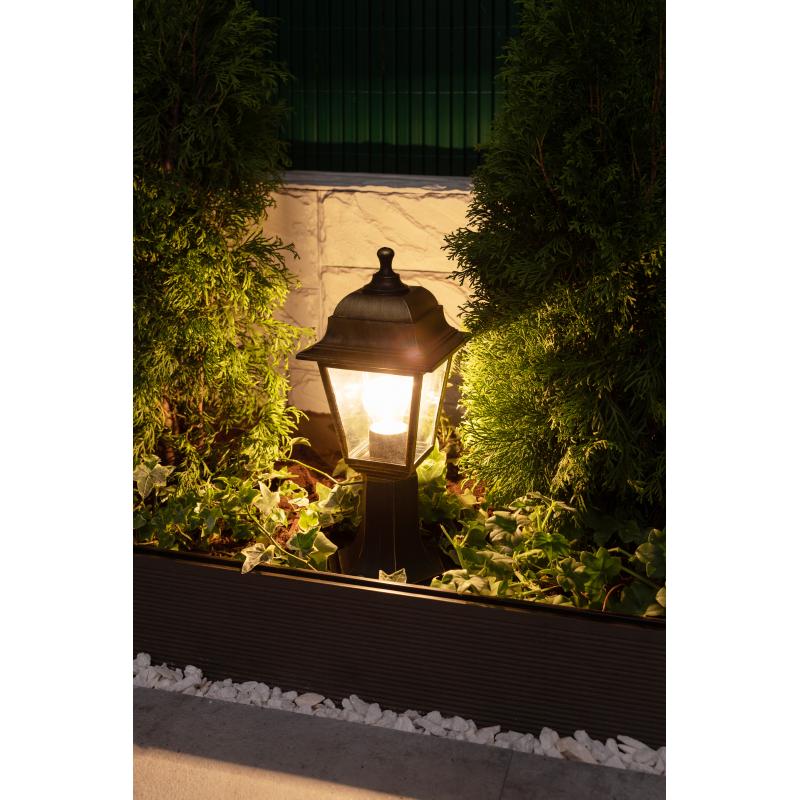Светильник садовый TDM 1хЕ27х60 Вт IP44 пластик, цвет бронза