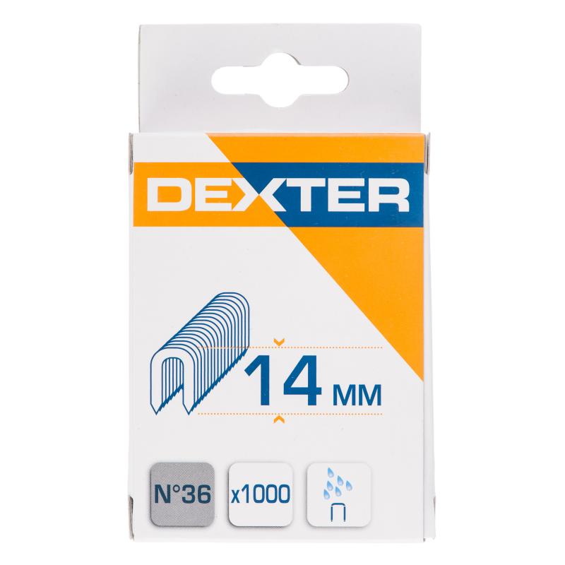 Скоба для степлера Dexter 36 тип 14 мм 1000 шт.