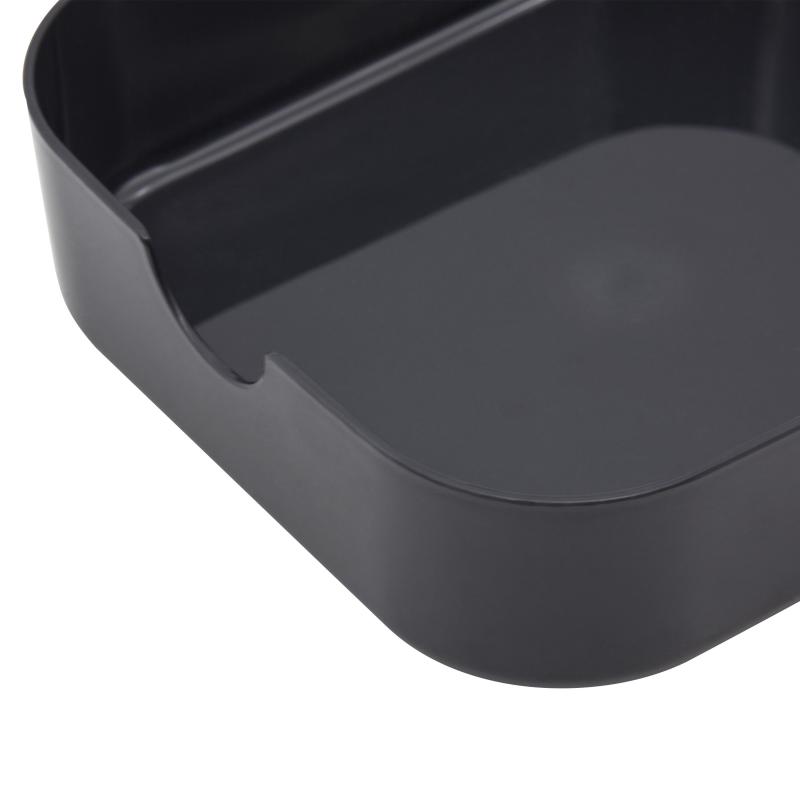 Короб для выдвижного ящика прямоугольный Sensea Remix M цвет черный 15.1x4.7x16.1 см