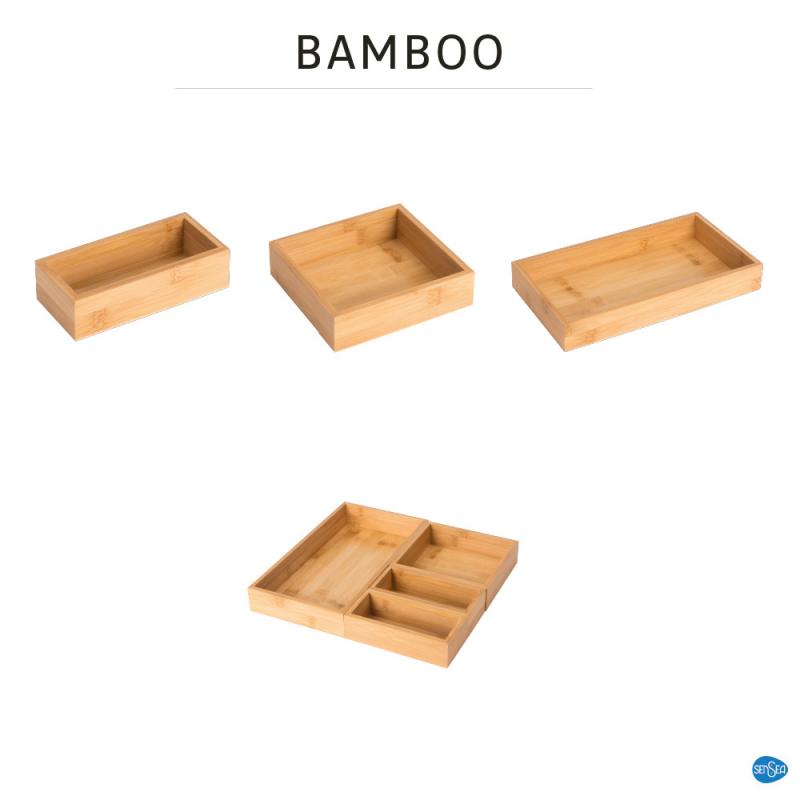 Шаршы қорап Sensea Bamboo 15.1x4.5x16.1 см