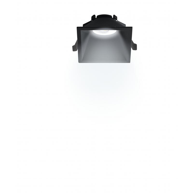 Светильник точечный встраиваемый Ritter Artin 51438 1 GU5.3 под отверстие 75х75 мм цвет черный