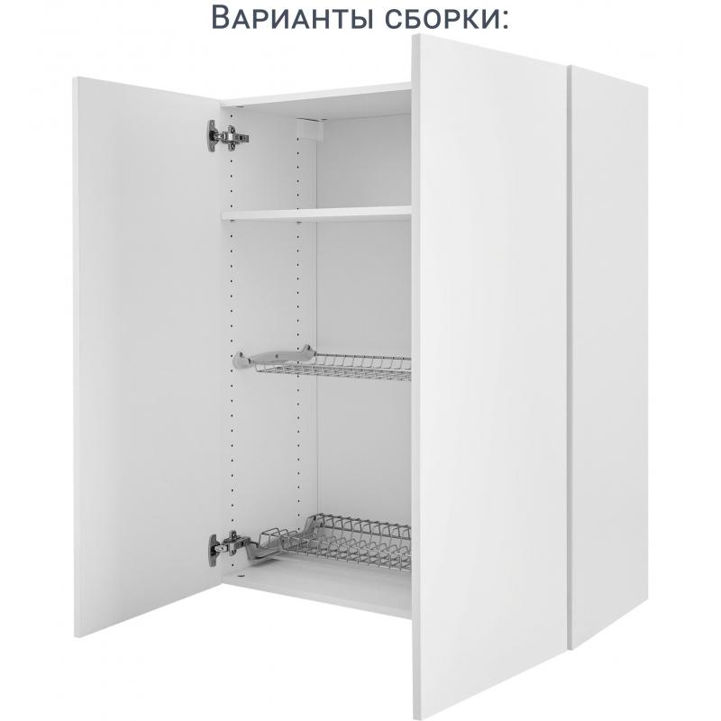 Дверь для шкафа Delinia ID Аша 39.7x102.1 см ЛДСП цвет белый