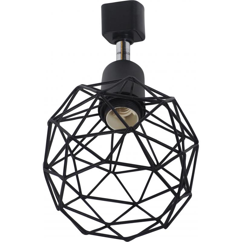 Трековый светильник Spiro со сменной лампой E14 40 Вт 2 м² цвет черный