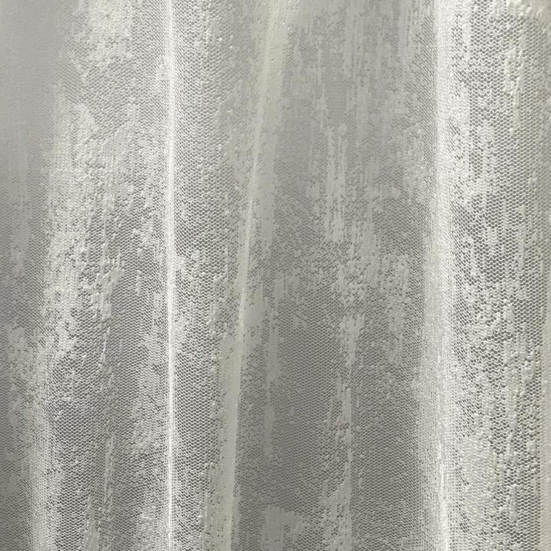 Тюль на ленте Дайан 250x260 см цвет белый