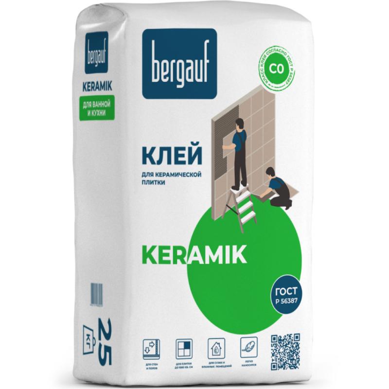 Клей для керамической плитки Bergauf Keramik, 25 кг