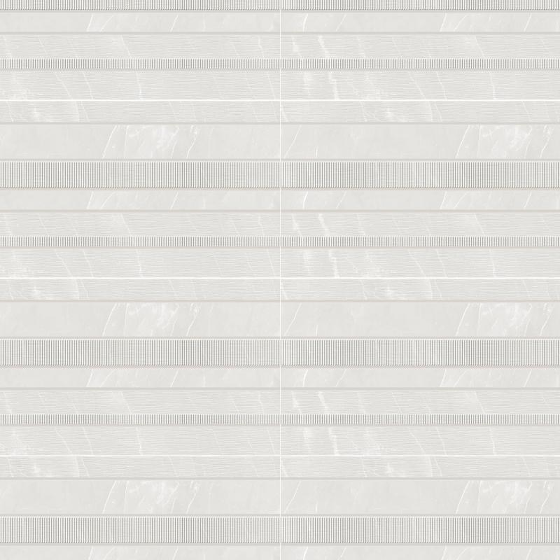 Плитка настенная Azori Hygge Light Mix 31.5x63 см 1.59 м² камень цвет белый полосы