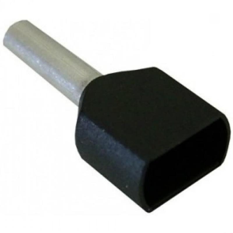 Наконечник-гильза Duwi НШВИ 2 1.5-12 мм цвет черный 25 шт.