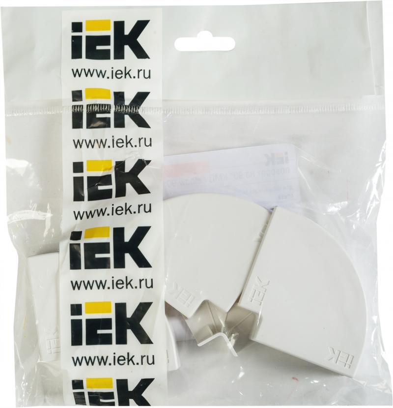 Угол внешний для кабель-канала IEK КМП 40х16 мм цвет белый 4 шт.