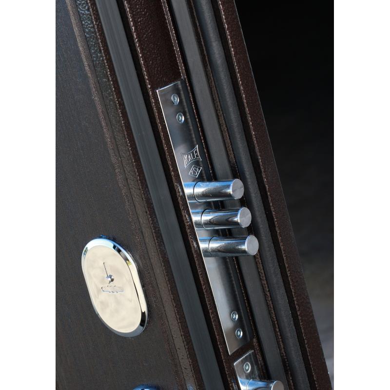 Дверь входная металлическая Isoterma 11 см, 860 мм, правая, цвет антик венге