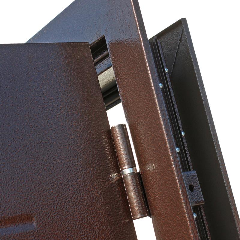 Дверь входная металлическая Isoterma 11 см, 860 мм, правая, цвет антик венге