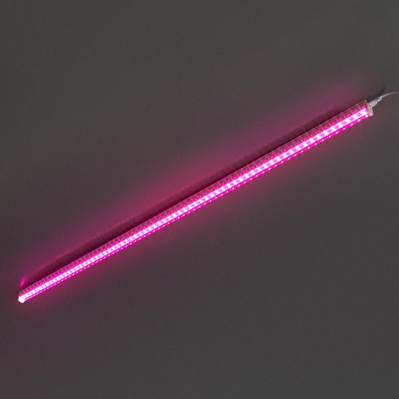 Фитосветильник линейный светодиодный Uniel P23 1152 мм 35 Вт красно-синий спектр розовый свет цвет серый