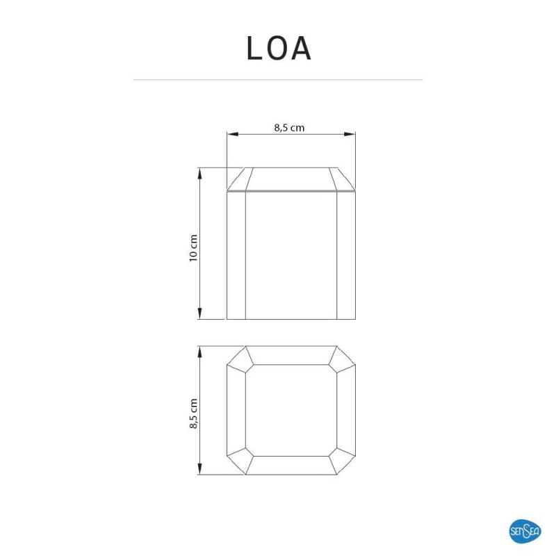 Контейнер для ватных дисков Sensea Loa цвет зелёный