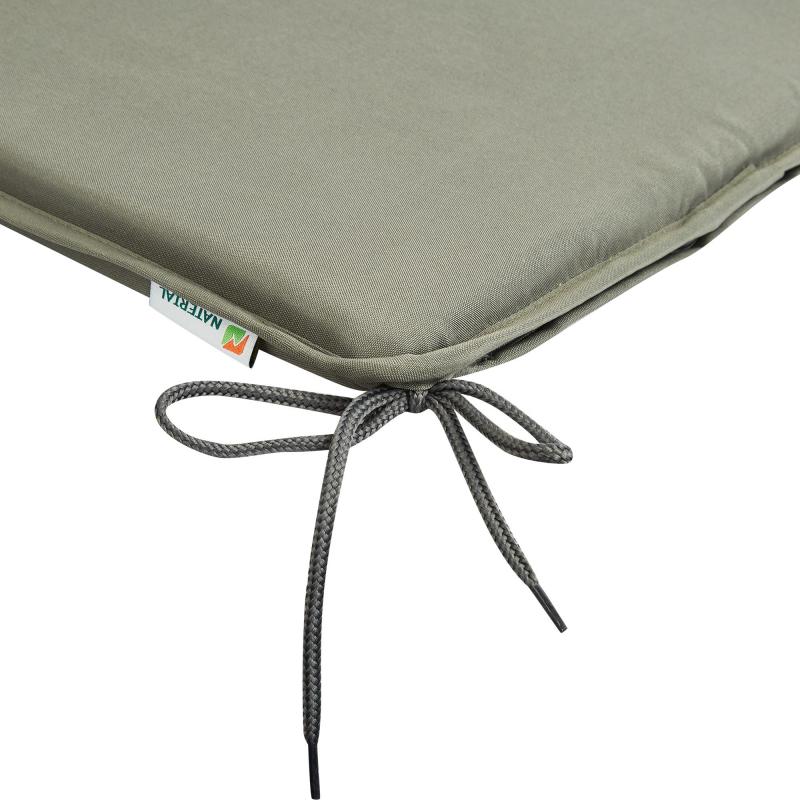 Подушка для стула Naterial Bigrey 40x40 см серый антрацит