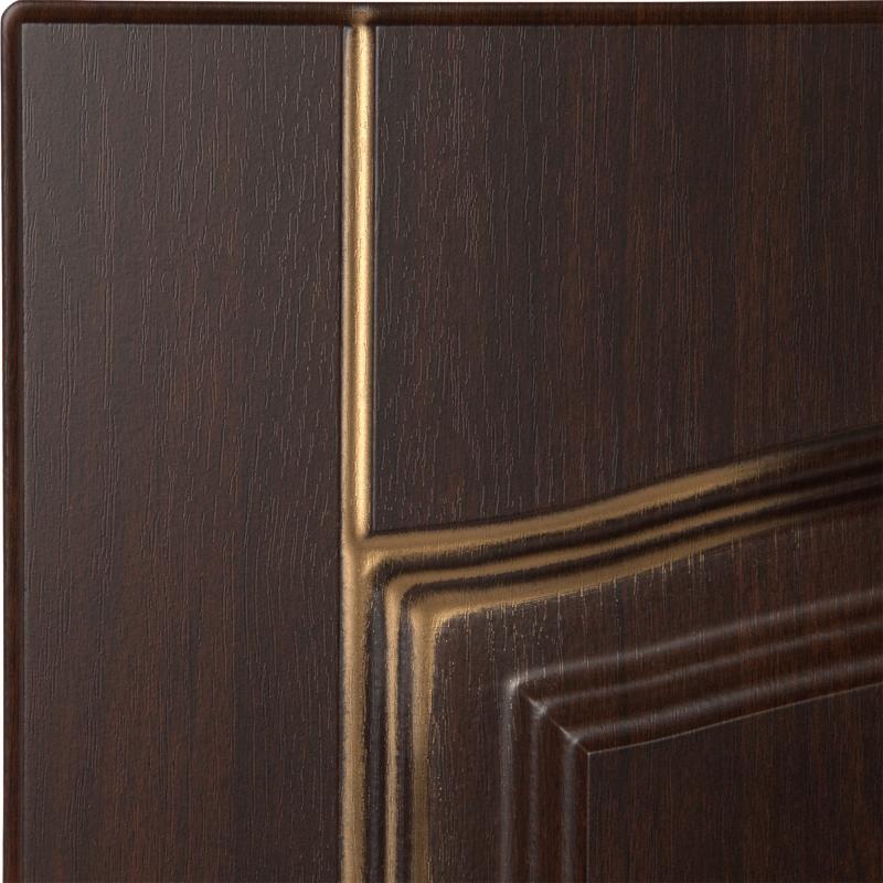 Дверь для кухонного шкафа «Византия», 60х70 см, цвет тёмно-коричневый