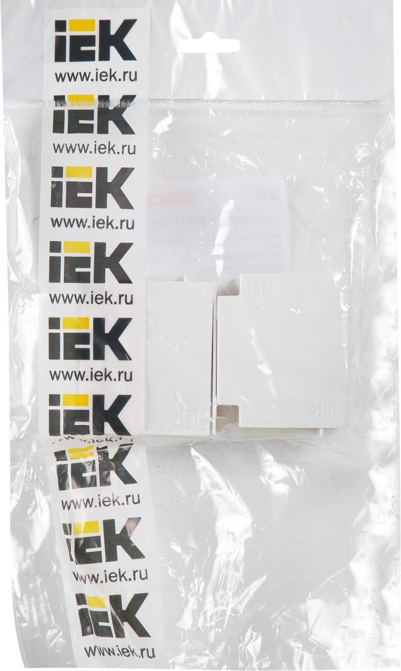 Үшайыр кабель-каналға арналған IEK КМТ 40х25 мм түсі ақ 4 дана.