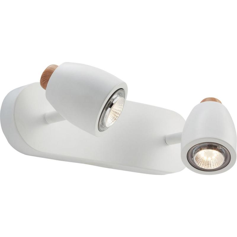 Спот поворотный Inspire Nordic 2 лампы GU10 4.2 м² цвет белый