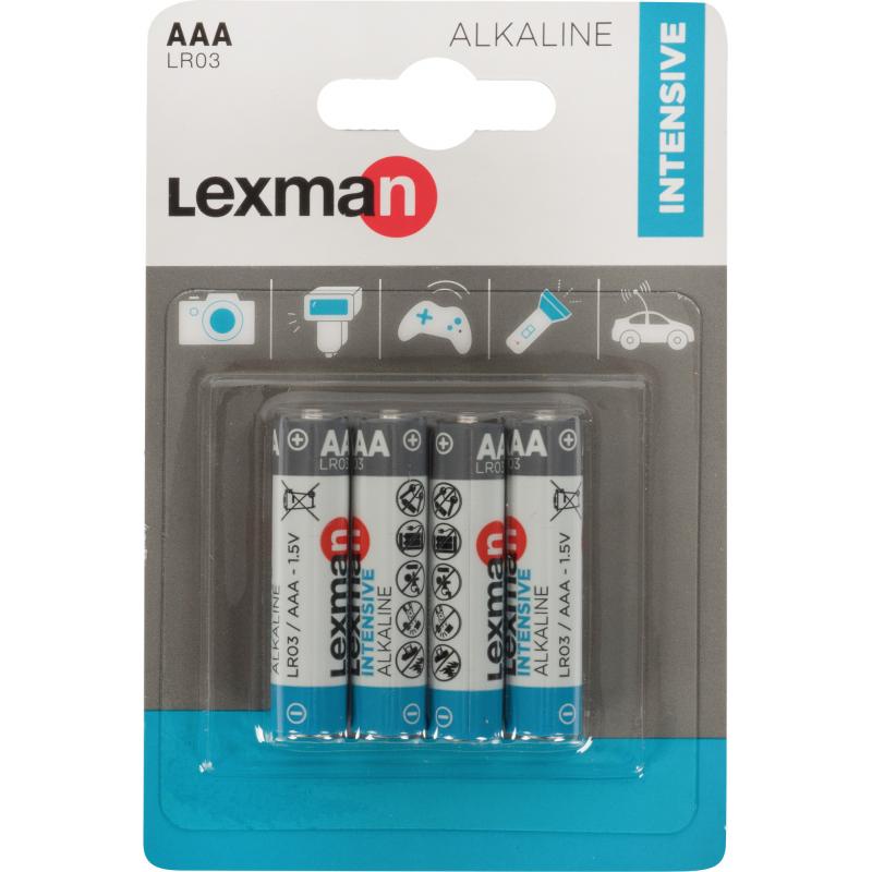 Батарея Lexman Intensive AAA (LR03) алкалин 4 дана