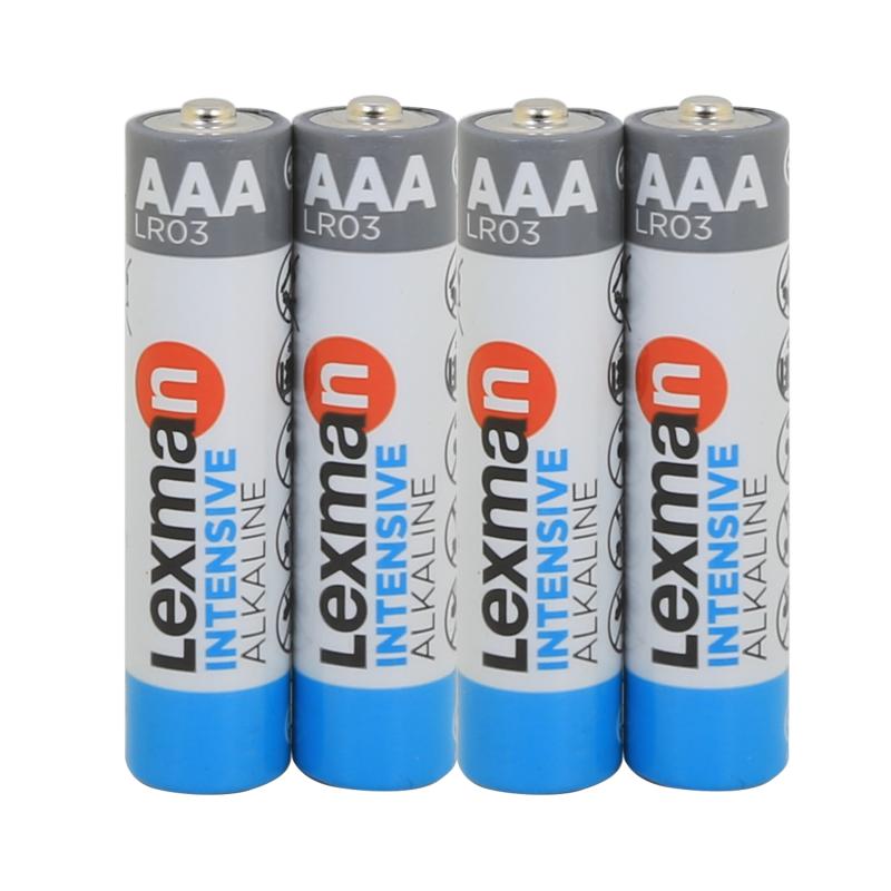 Батарейка Lexman Intensive AAA (LR03) алкалиновая 4 шт.