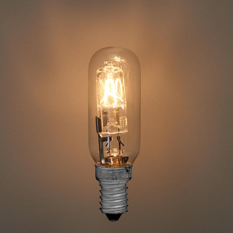 Лампа галогеновая для вытяжки/холодильника E14 28 Вт прозрачная 420 лм, теплый белый свет