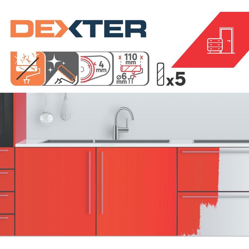 Білікше лакқа арналған Dexter 110Мм 5 дана