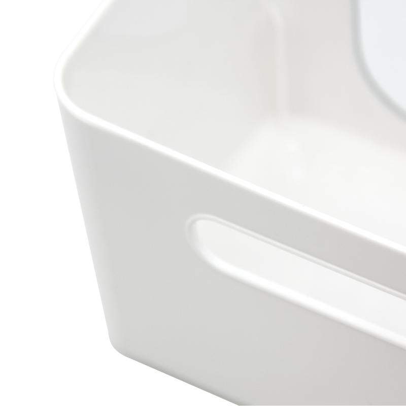 Короб для пенала прямоугольный Sensea Remix цвет белый 12x10.7x17.5 см
