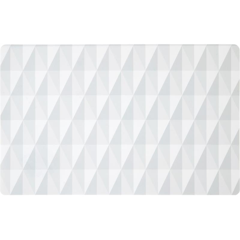 Салфетка сервировочная Ромбы 26x41 см прямоугольная ПВХ цвет серый