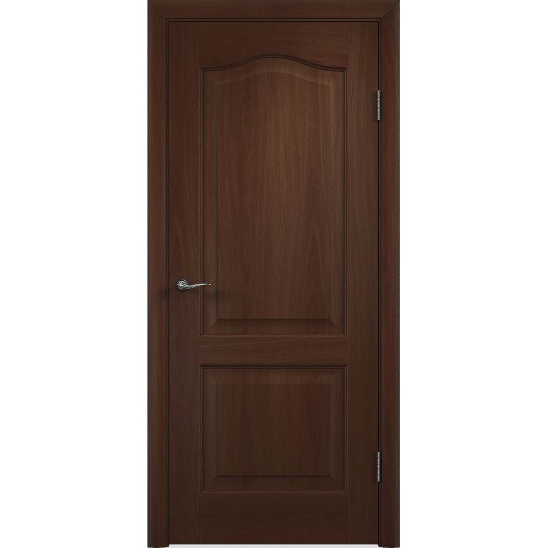 Дверь межкомнатная Антик глухая ПВХ ламинация цвет итальянский орех 70x200 см