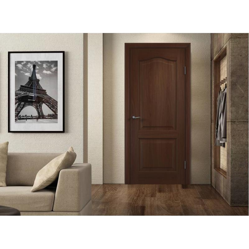 Дверь межкомнатная Антик глухая ПВХ ламинация цвет итальянский орех 70x200 см