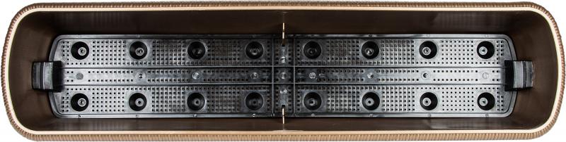Ящик балконный Жардин 80x20x15.5 см v24 л пластик коричневый